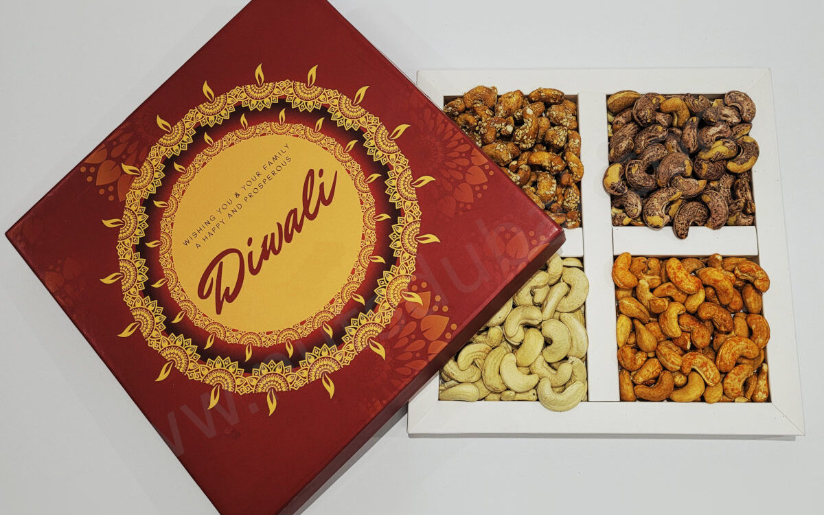 Diwali Nuts Gift Boxes All Cashews In Dubai U.A.E