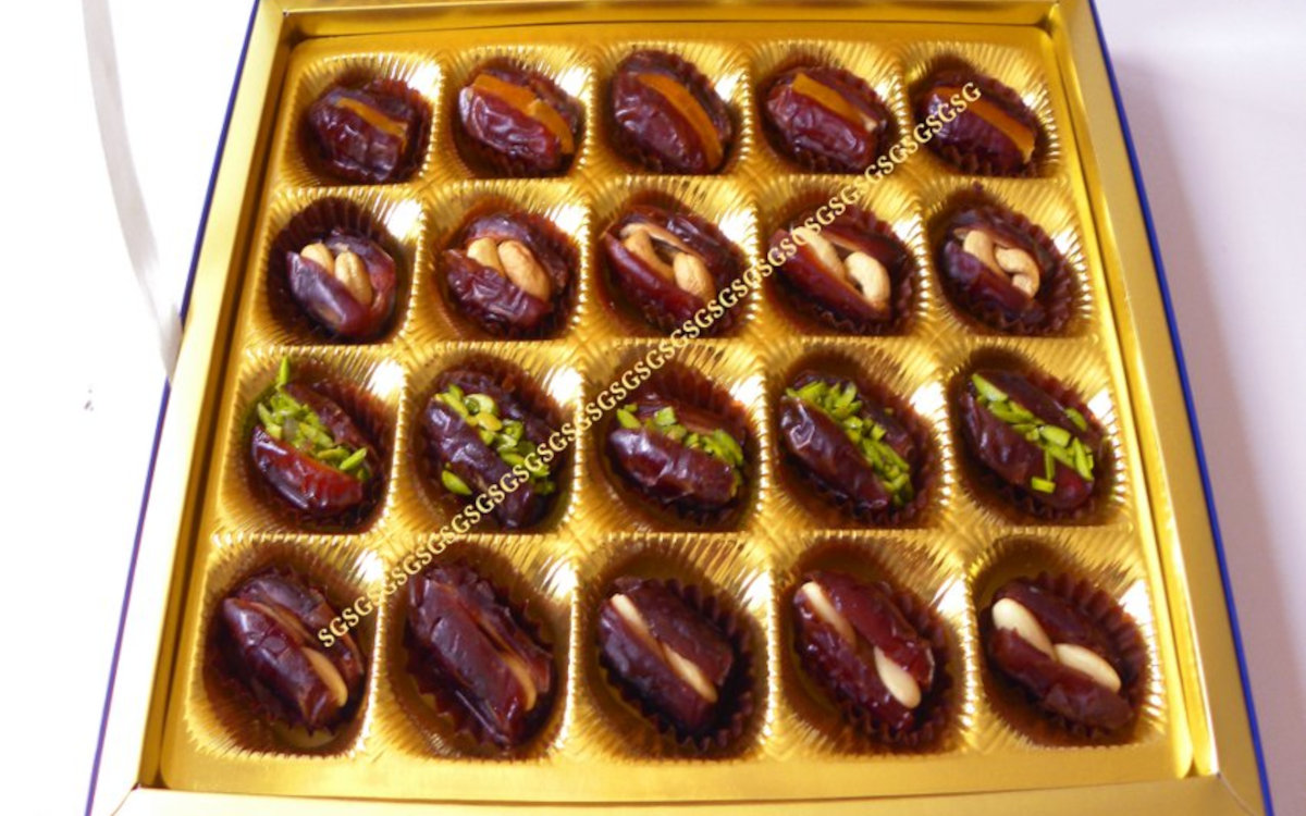 Filled Dates Gift Mini Boxes